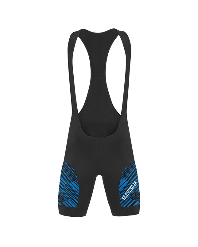 Moške kolesarske hlače z naramnicami Slovenija (Blue)