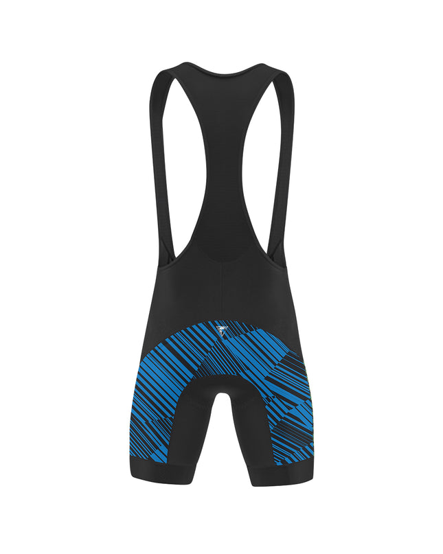 Moške kolesarske hlače z naramnicami Slovenija (Blue)