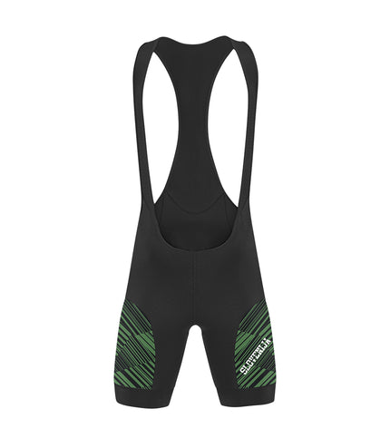 Moške kolesarske hlače z naramnicami Slovenija (Green)