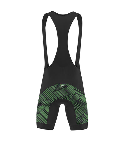 Moške kolesarske hlače z naramnicami Slovenija (Green)