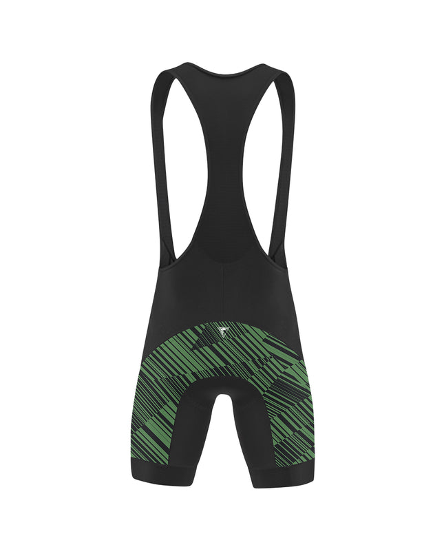 Moške kolesarske hlače z naramnicami Slovenija (Green)