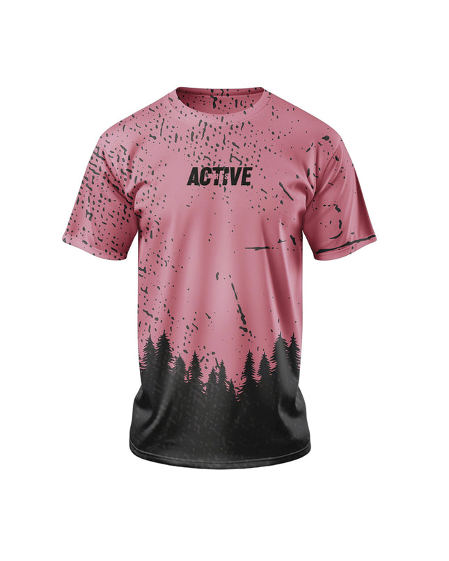 MTB Enduro majica LR Forest na kratke rokave (unisex)