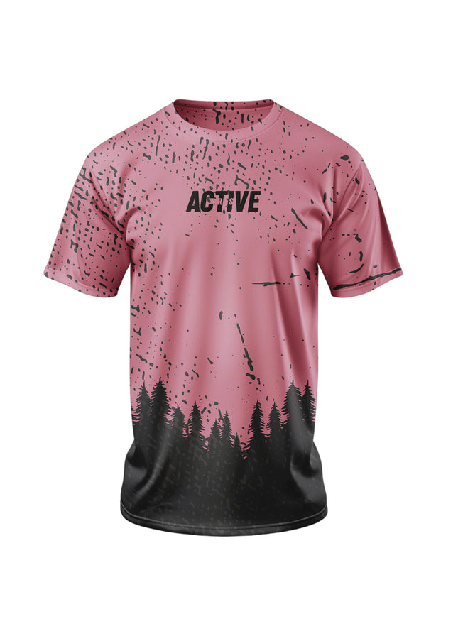 MTB Enduro majica LR Forest na kratke rokave (unisex)