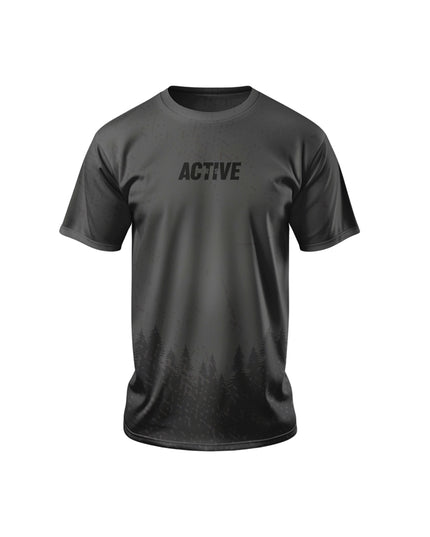 MTB Enduro majica Grey Forest na kratke rokave (unisex)
