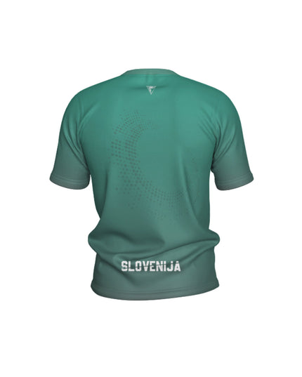 Otroška športna majica Slovenija Green (unisex)