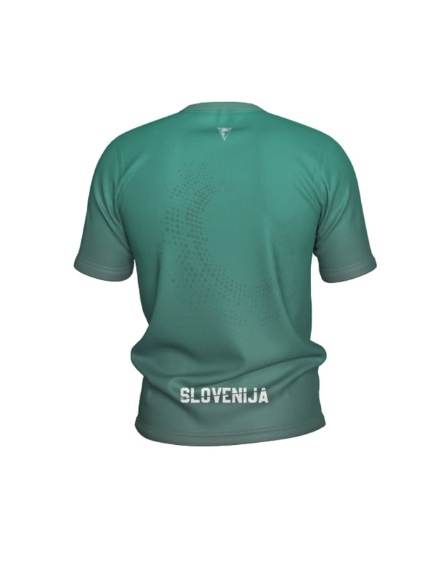 Otroška športna majica Slovenija Green (unisex)