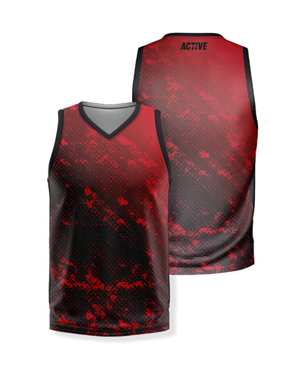 Košarkarski dres Red Grunge M/Ž