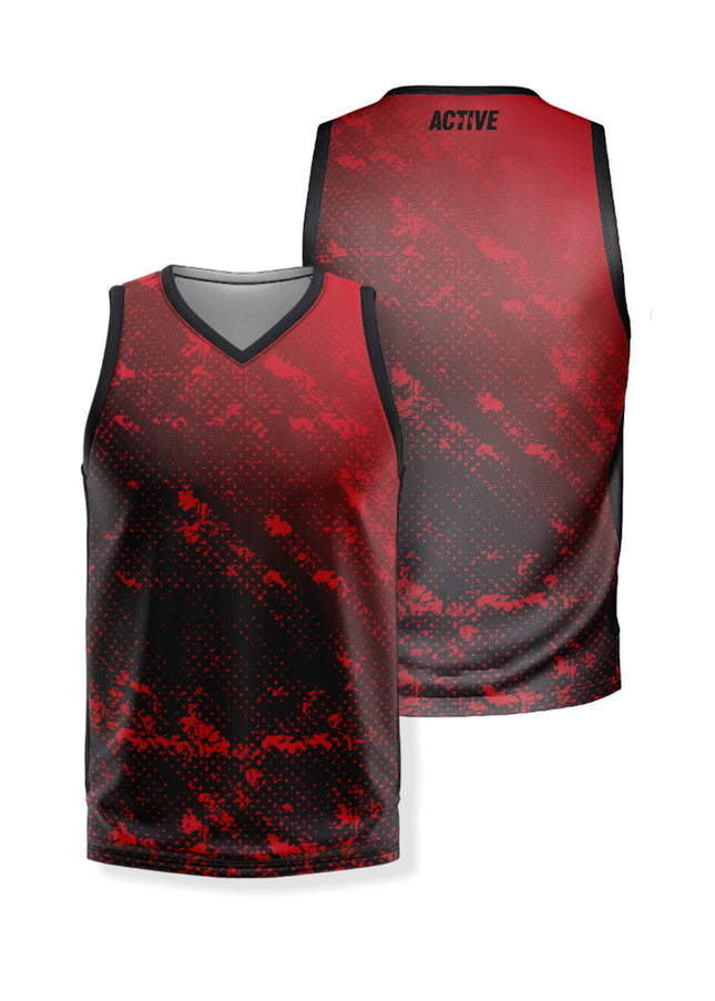 Košarkarski dres Red Grunge M/Ž