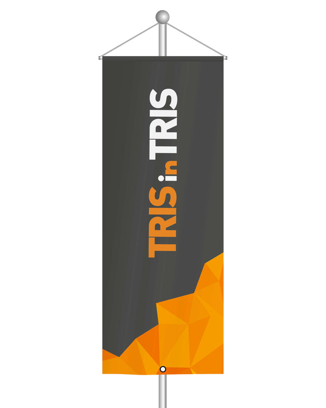 Vertikalna zastava - praporsko obešanje za vrvico