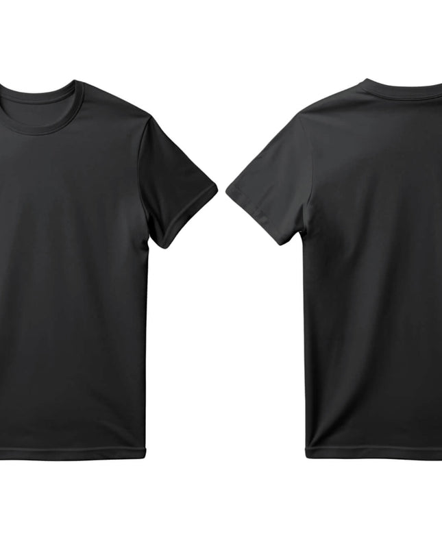 Črna kratka majica s tiskom M/Ž