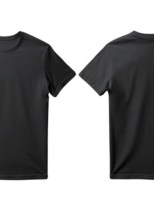 Črna kratka majica s tiskom M/Ž