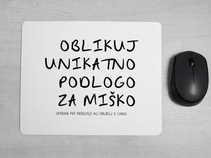 Unikatna podloga za miško - PRAVOKOTNIK