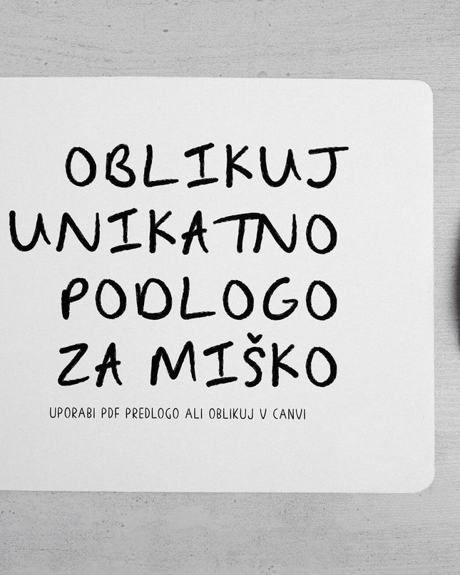 Unikatna podloga za miško - PRAVOKOTNIK