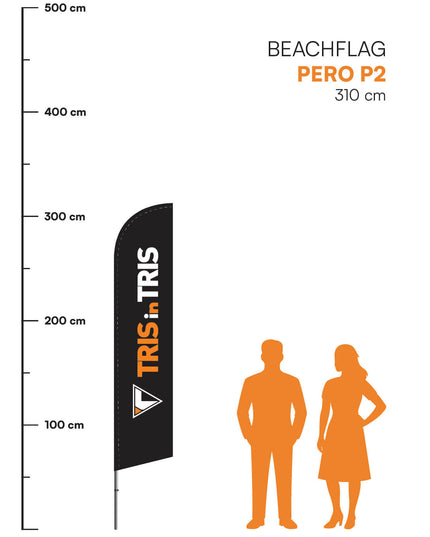Beachflag Pero P2 - 310 cm