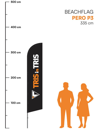 Beachflag Pero P3 - 335 cm