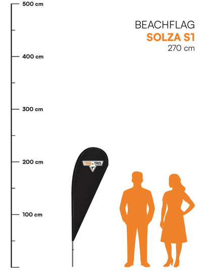Beachflag Solza S1 - 225 cm