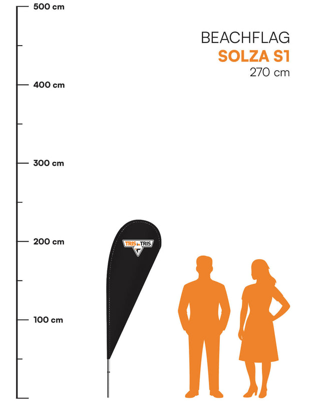 Beachflag Solza S1 - 225 cm