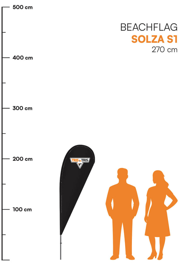 Beachflag Solza S1 - 225 cm